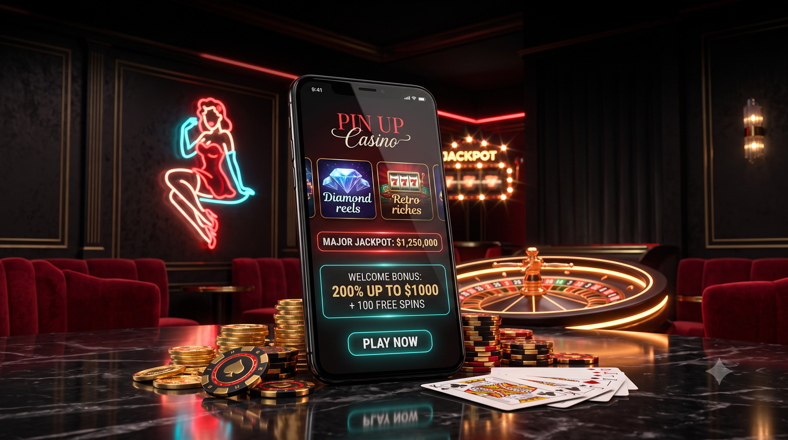 Lobby principal de Pin Up Bet mostrando el menú de apuestas deportivas y juegos de casino